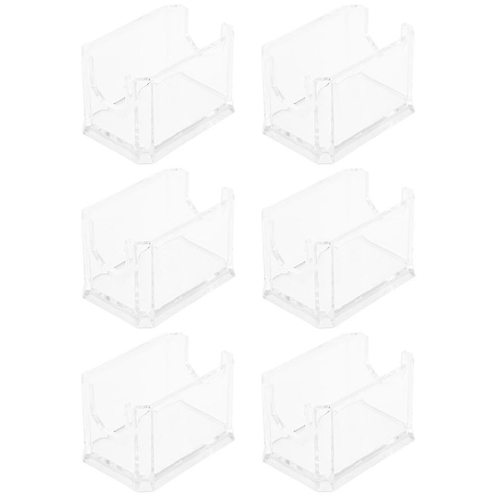 Coffee Bag Case Acrylic Storage Box Home 6Pcs