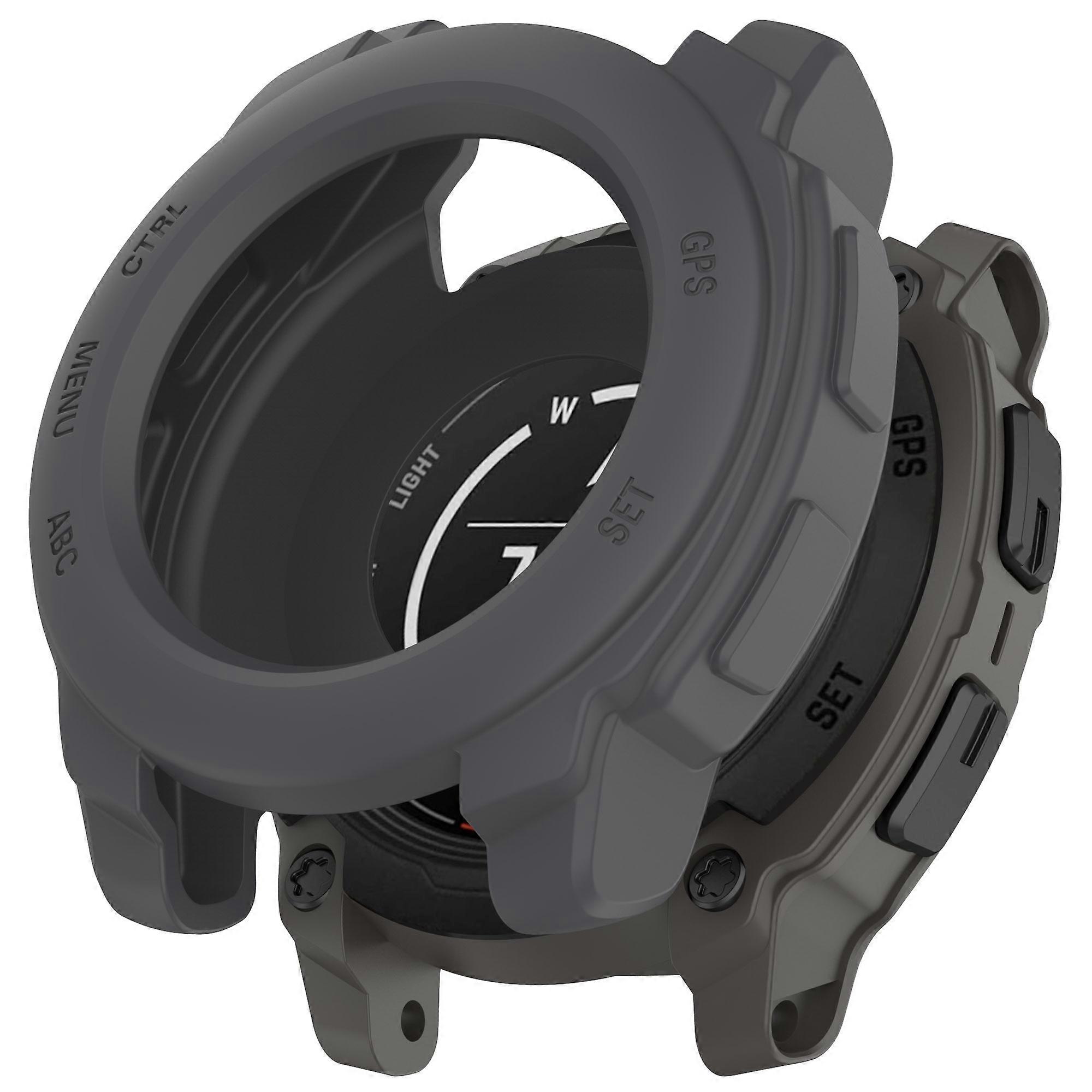 For Garmin Instinct E 40mm Watch Case Silicone Shockproof Bumper Frame