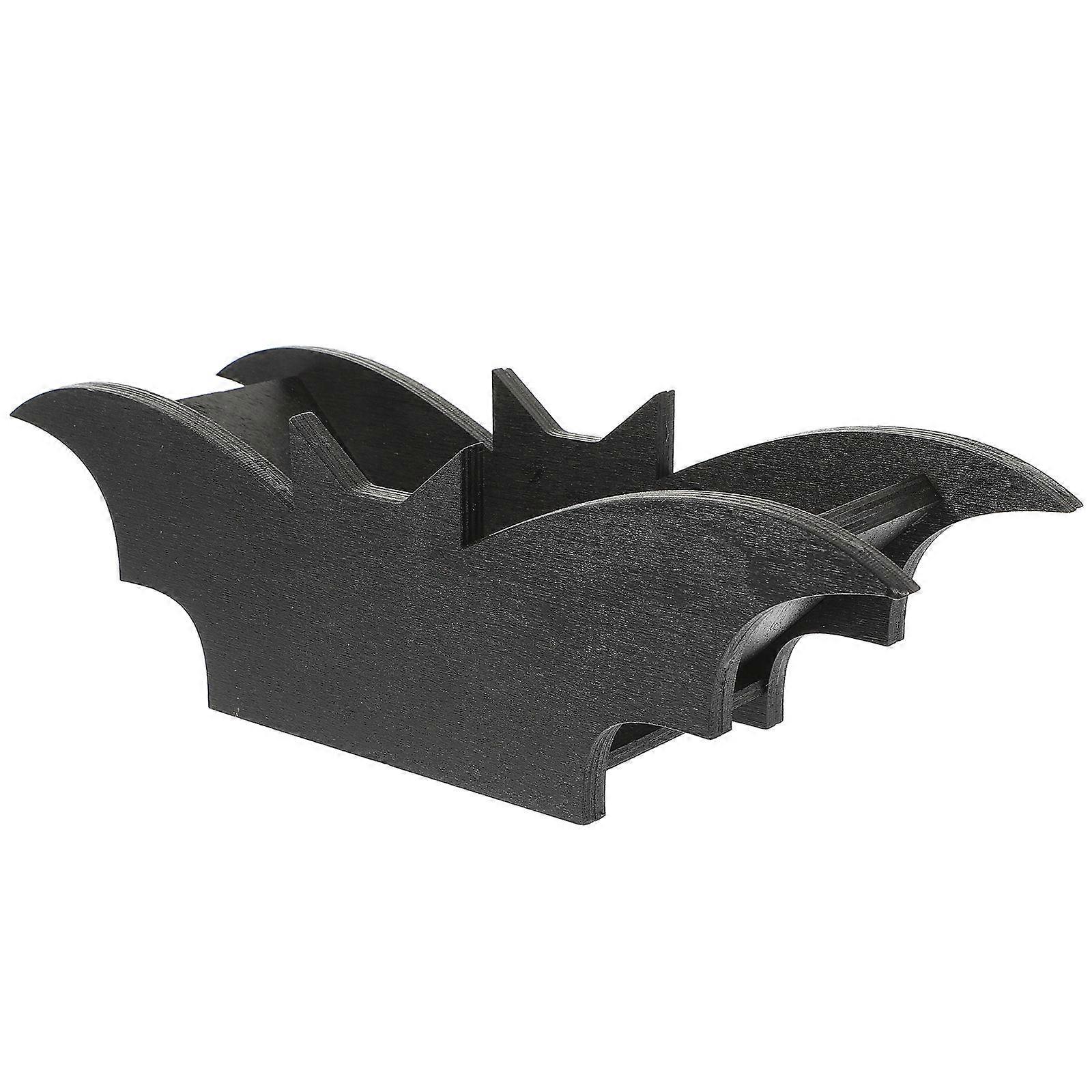 Black Bat Box Cosmetic Organizer for Storage Use in Bathroom