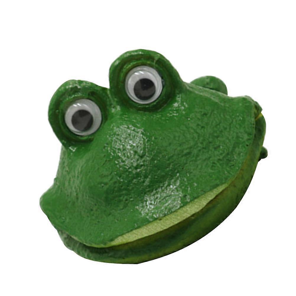 2Pcs Frog Bubble Stone Resin for Aquarium Oxygen Diffuser Fish Tank Decor