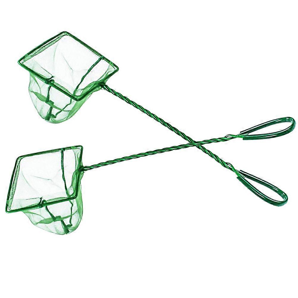 Fish Net Fishing Net for Aquarium Use 2Pcs Soft Nylon Mesh Nets