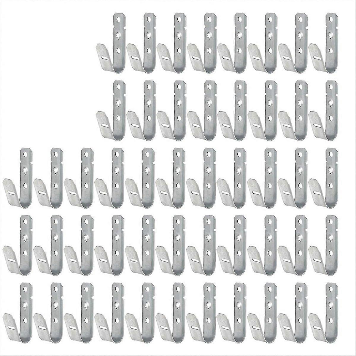 50 Pcs Cable Support J-Hook 3/4 Inch