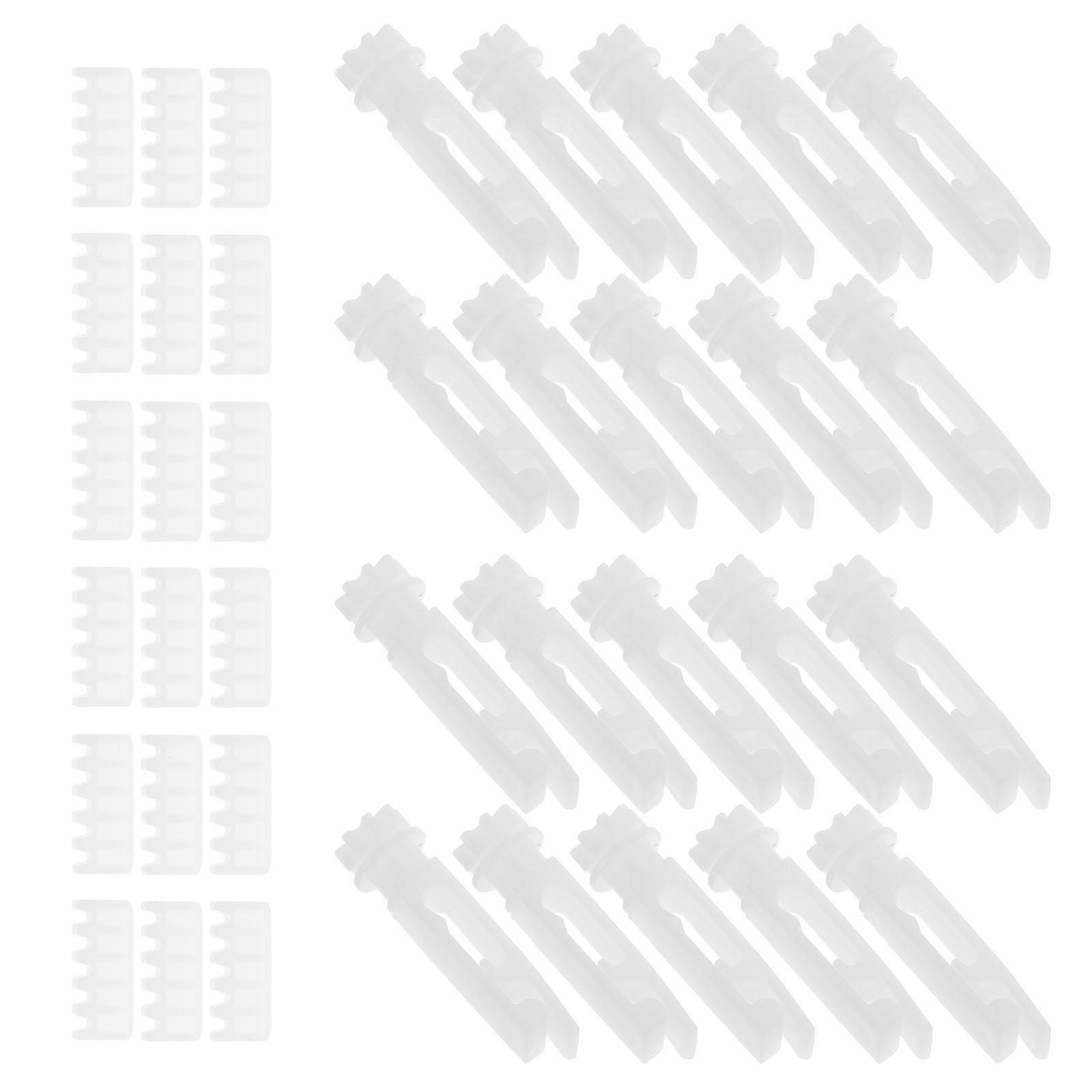 Plastic Curtain Hooks for Vertical Blind Headrail Adjustable 1Set