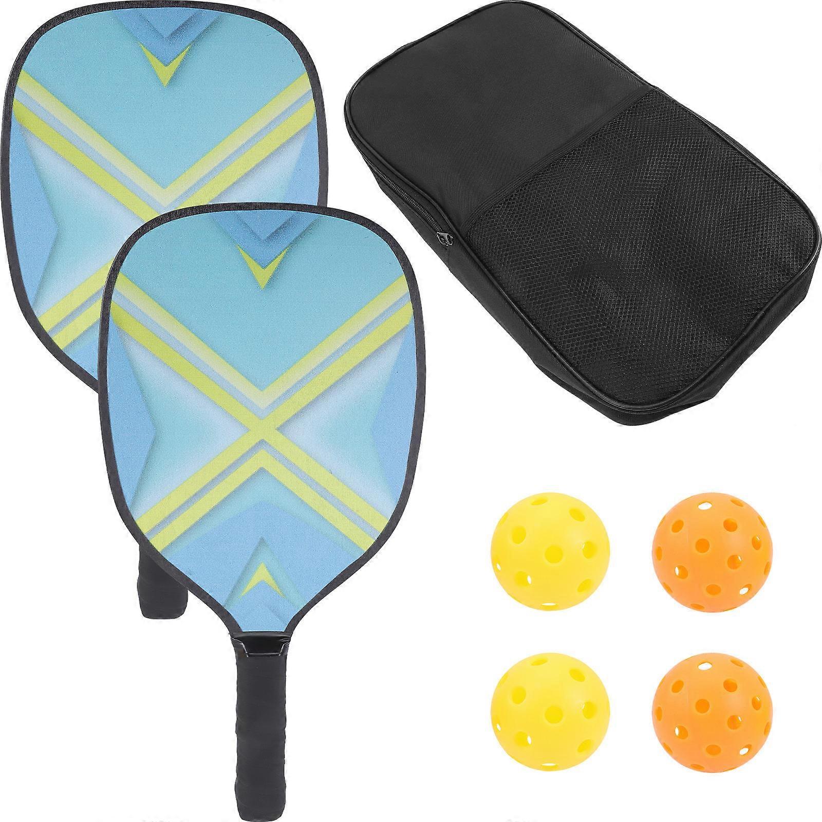 Pickleball Kit Practice Pickleball Paddles for Kids Training 2Sets