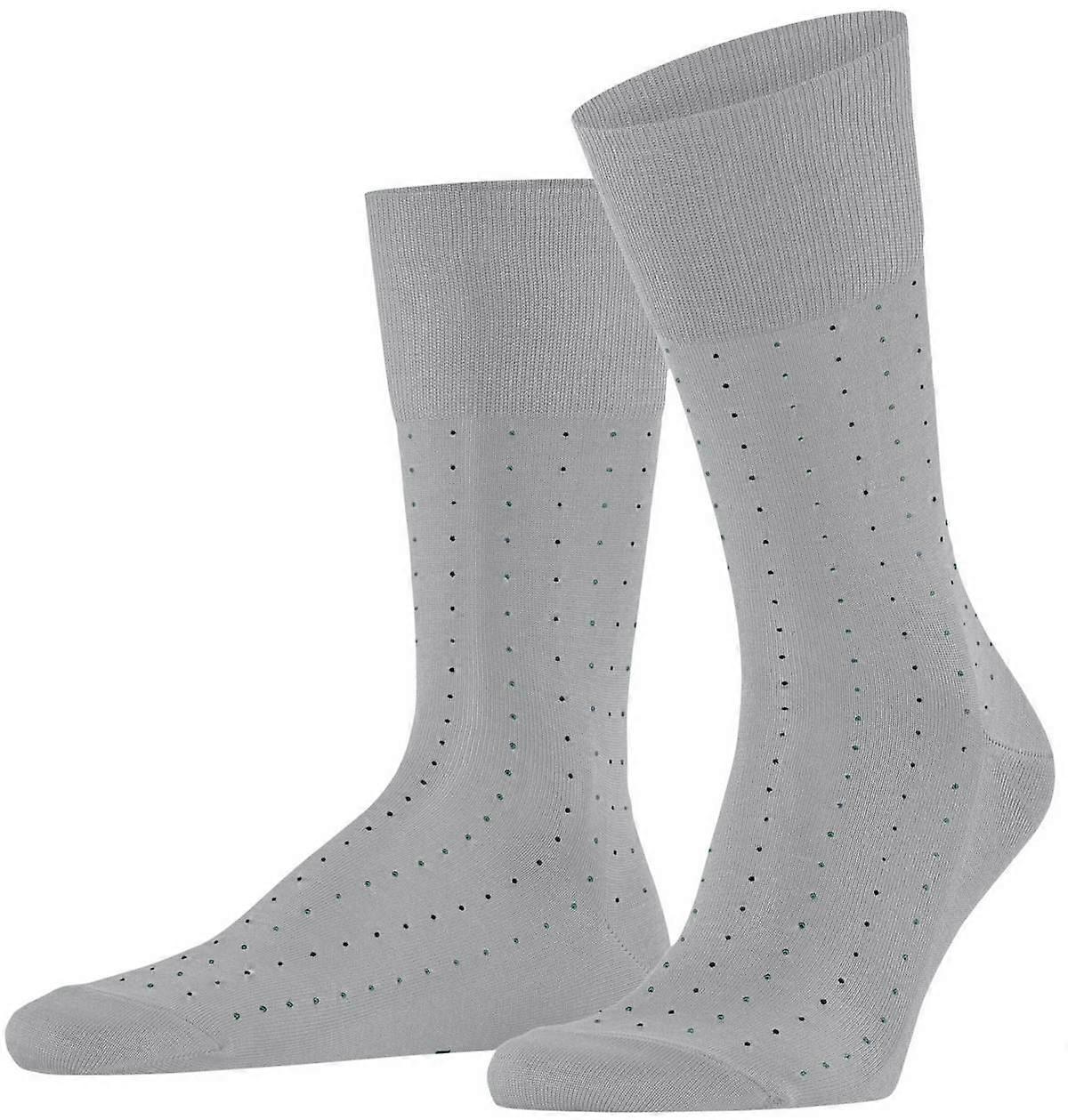 Falke Tiago Dotted Line Socks - Silver Grey