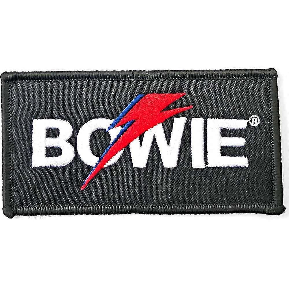 David Bowie Patch Flash Logo new Official Black