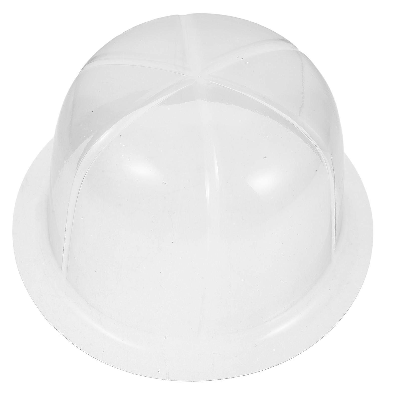 Cap Holder Hat Inner Support Insert with 10Pcs Clear Plastic Dome Inserts