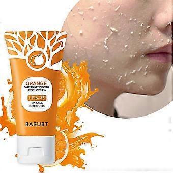 Orange Enzymes Exfoliating Brightening Gel Moisturizing Smoothing Tighten Pores Whitening Brightening Exfoliating Peeling Gel 100g