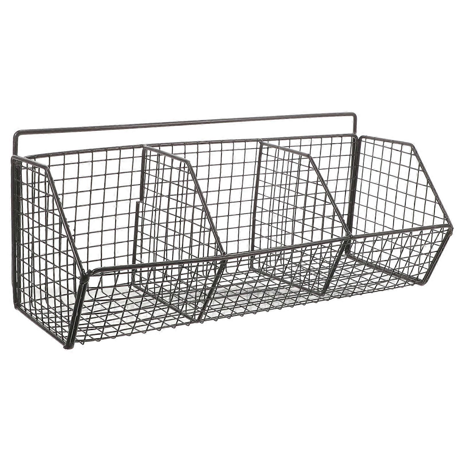 Kitchen Wall Metal Shelf Wall Mounted Sponge Drain Rack Kitchen Spice Rack