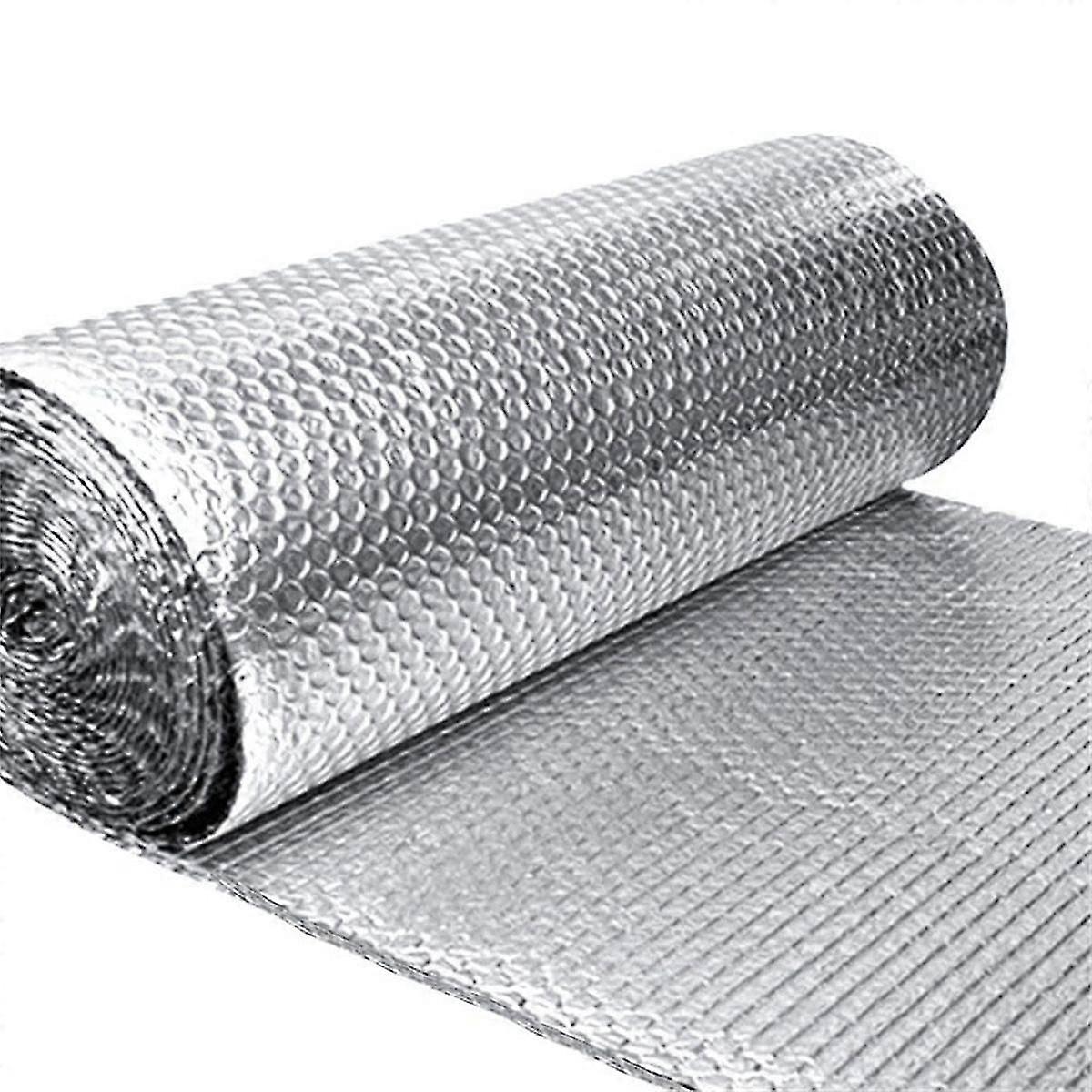Double Reflective Insulation Foam, Reflective Window Radiant Barrier Bubble Insulation Roll compatible with Keep