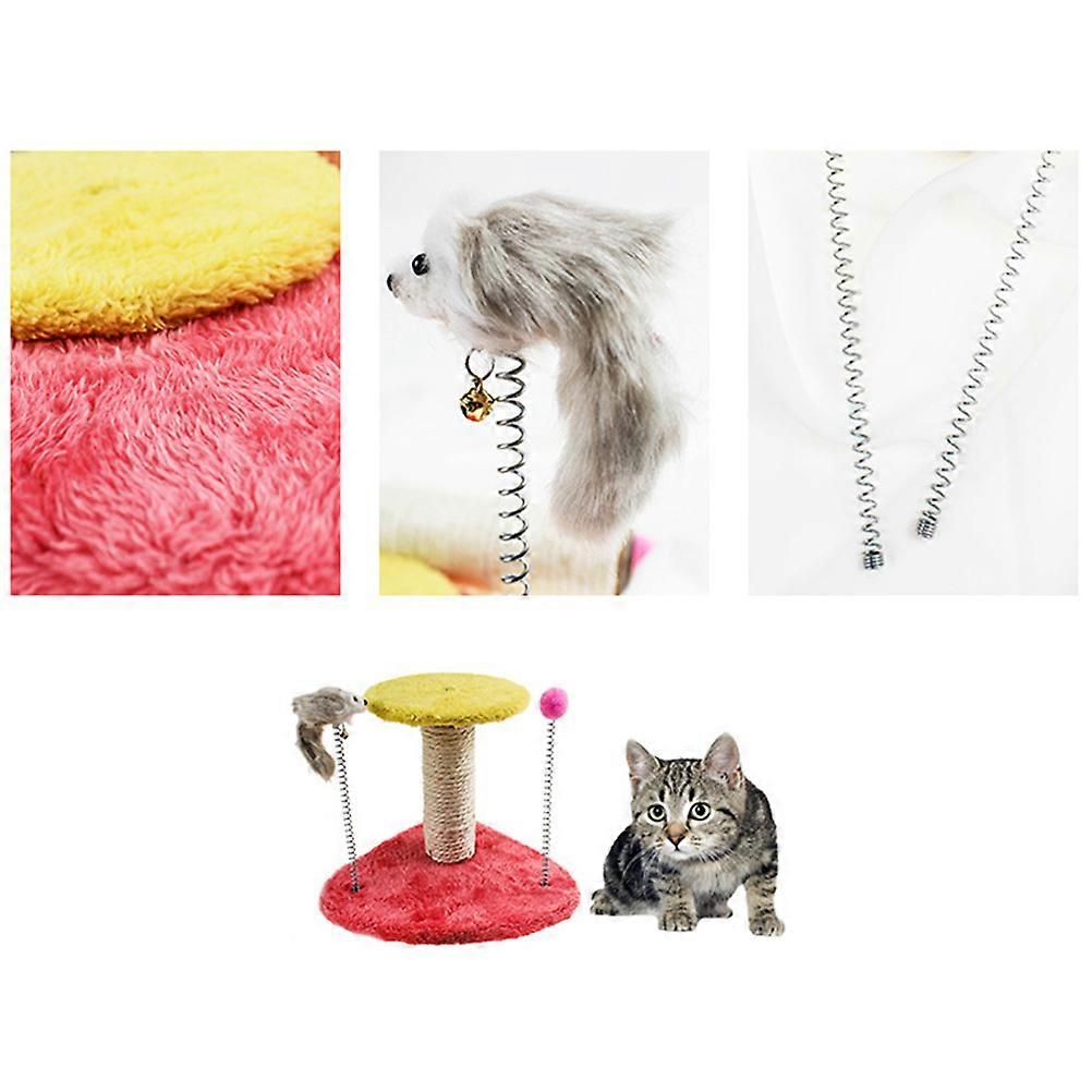 Suporte triangular de madeira para gatos escalarem e arranharem.
