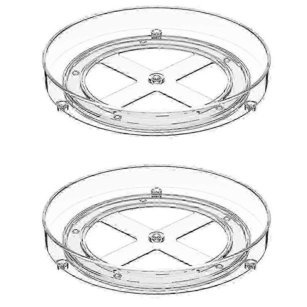 2-Pack Turntable Organizer compatible Cabinets, Refrigerators, and Pantries