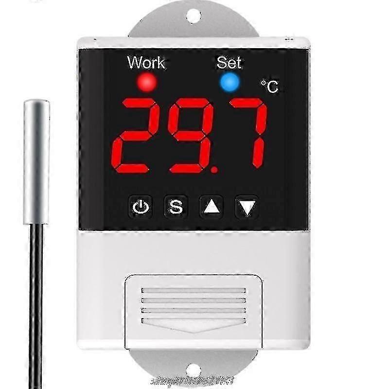 110v-220v Ac Temperature Controller Heating Cooling 10a Outp