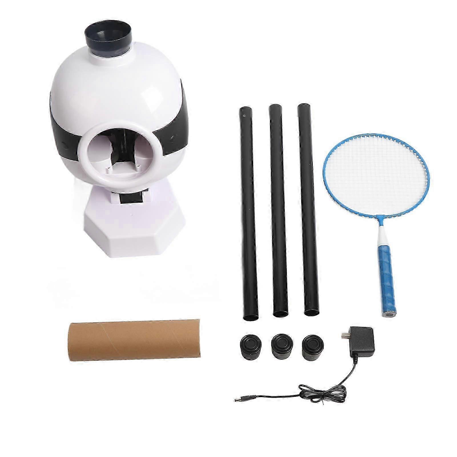 Automatic Badminton Pitching Machine Portable Adjustable Badminton Pitcher