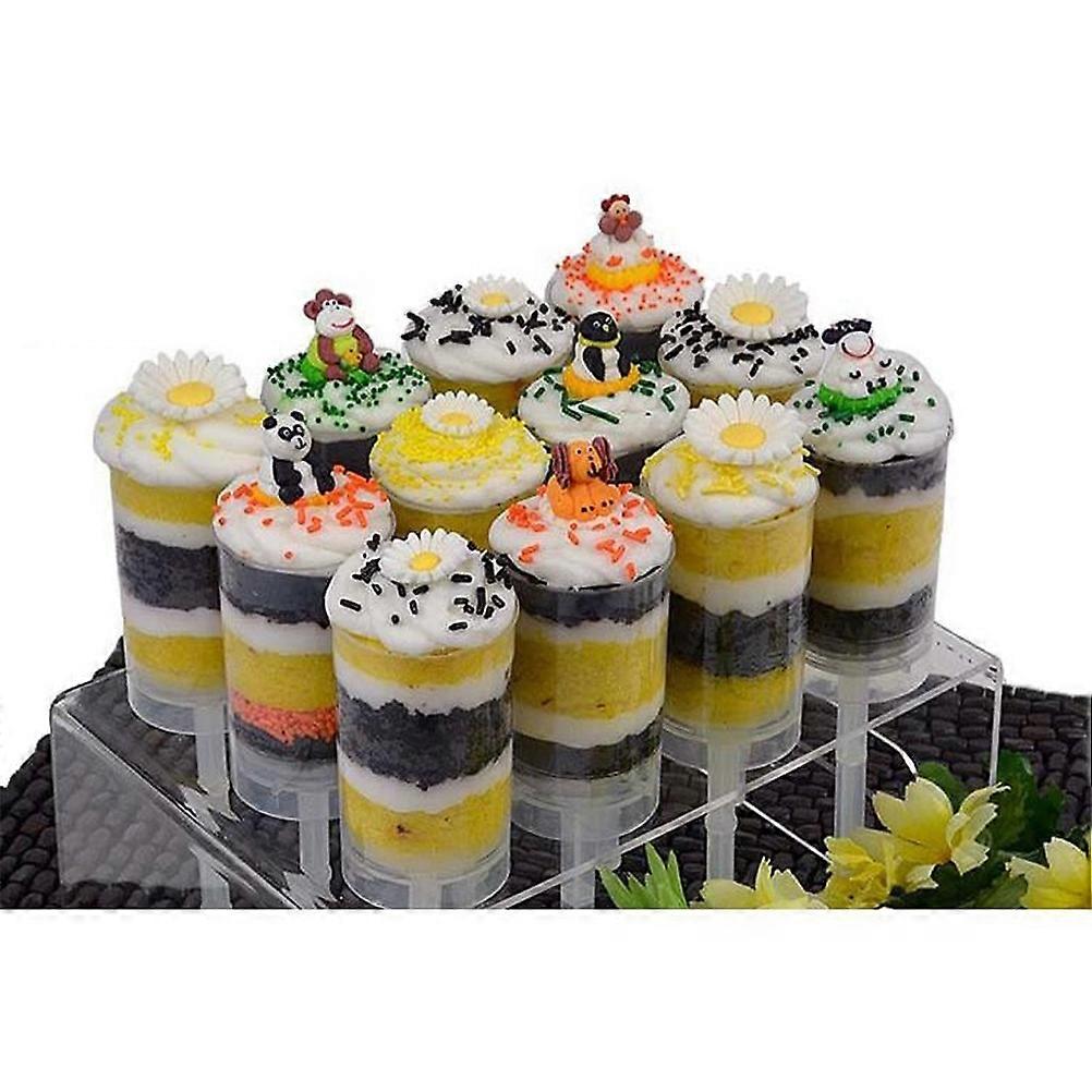 Cupcake Push Container DIY Cake Push Container for Decoration 10Pcs