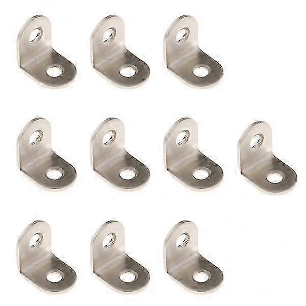 3x 10pack Corner , L Bracket, Angle Brackets, Stainless Steel Angle Support