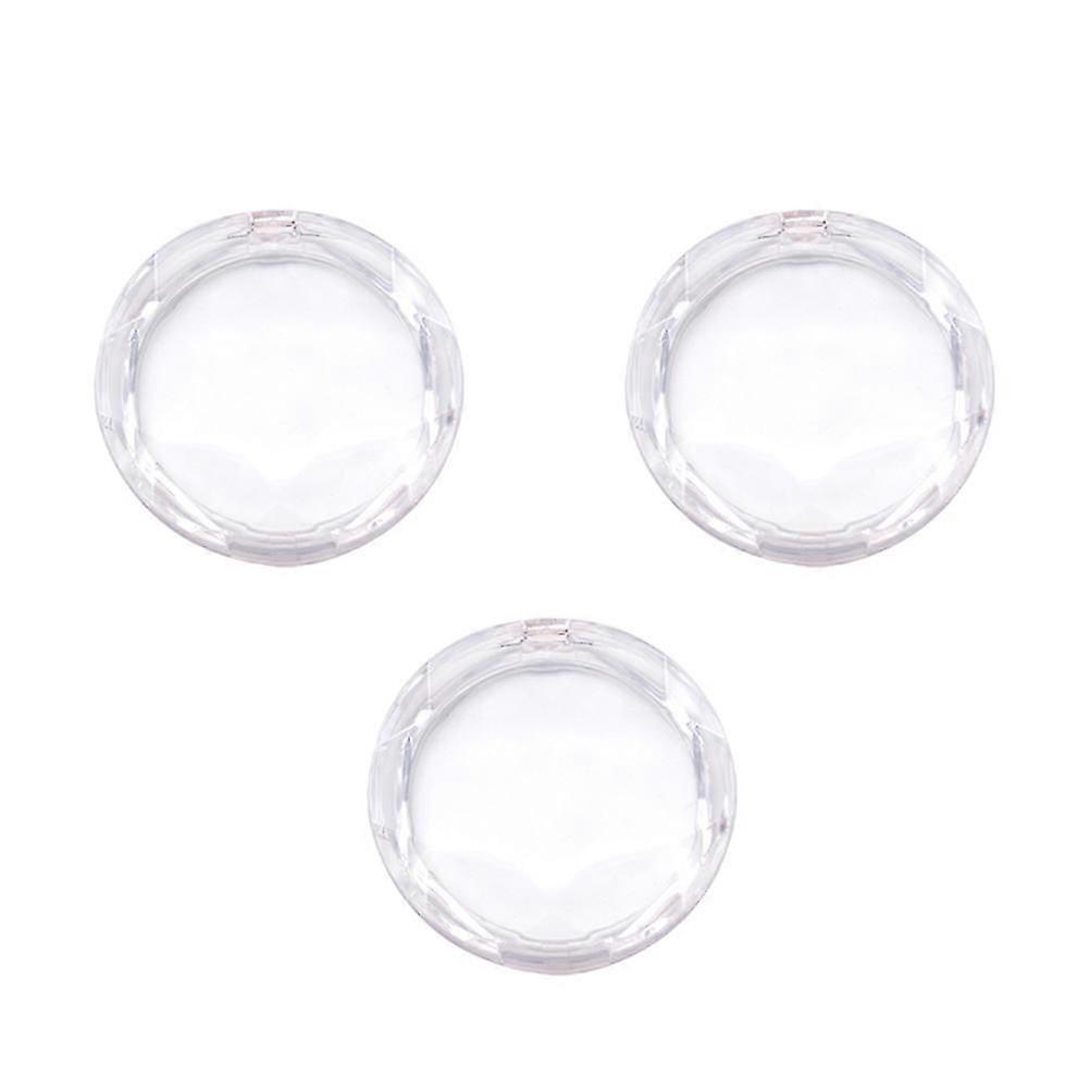 False Eyelashes Eyelash Storage Case for Storage Use Transparent 3Pcs Set
