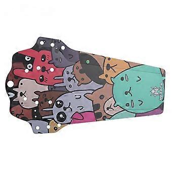 2 garde-boue pour VTT tuiles colorées d’élimination de la boue pour VTT simple réduction de poids garde-boue pour vélos (motif de dessin animé)