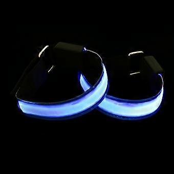 Veiligheidsarmband met LED-verlichting voor hardlopen in het donker, set van 2 stuks.