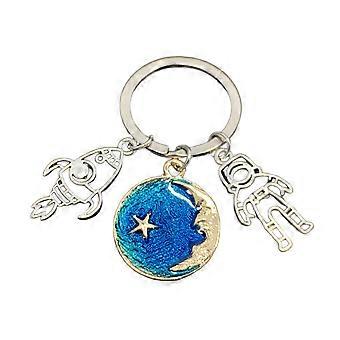 Portachiavi astronauta, regalo creativo, ciondolo spaziale da appendere.
