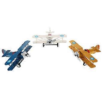 3 stk. retro flypynt jernflyfly vintage flymodell jernfly