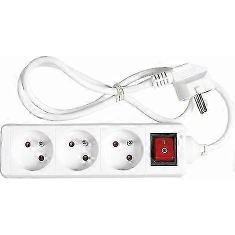 High quality brand new 3-socket elecl power strip, multiple socket - 3-socketi
