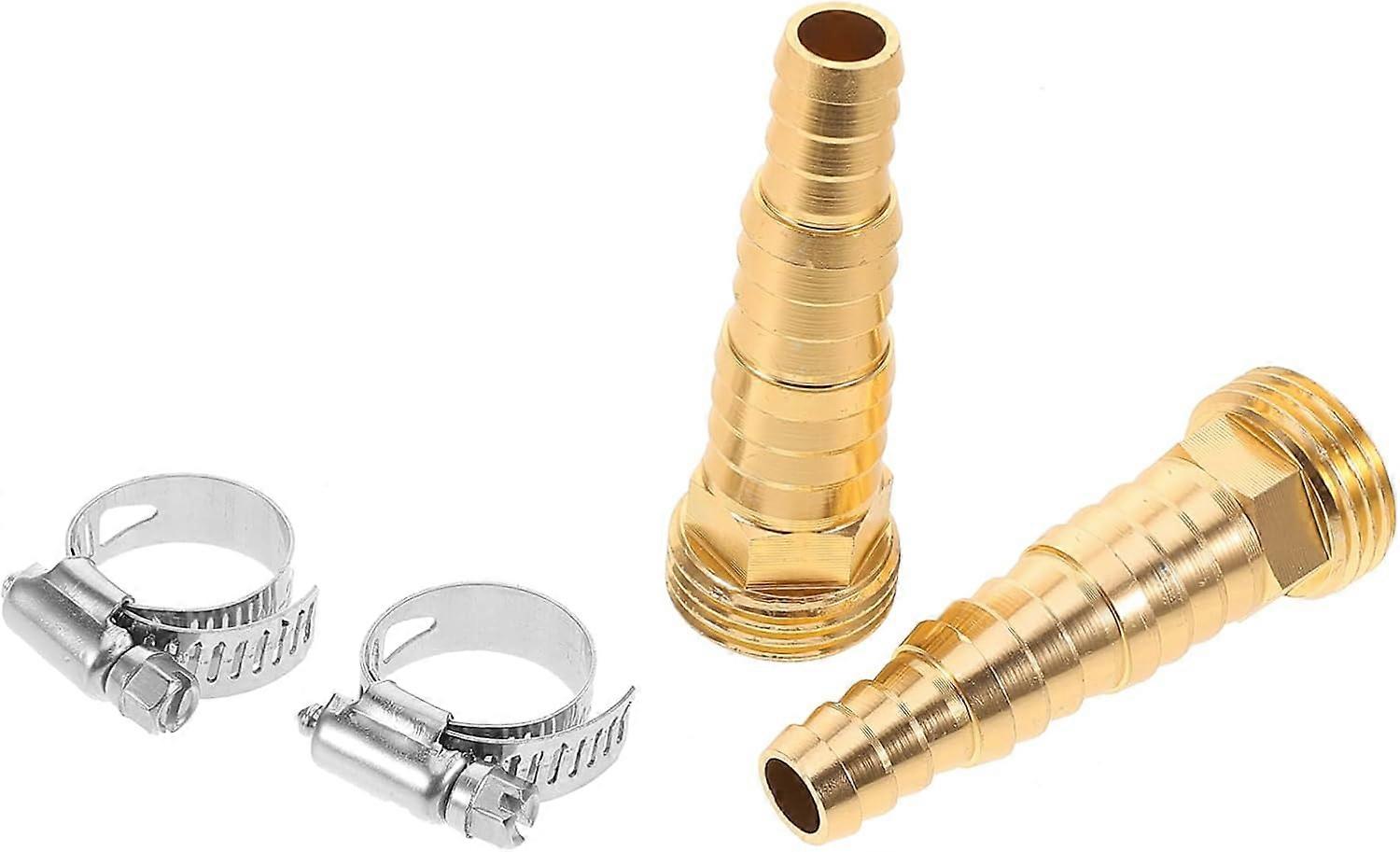Hexagonal flexible hose fitting, a replacement fitting for water hose adapters.