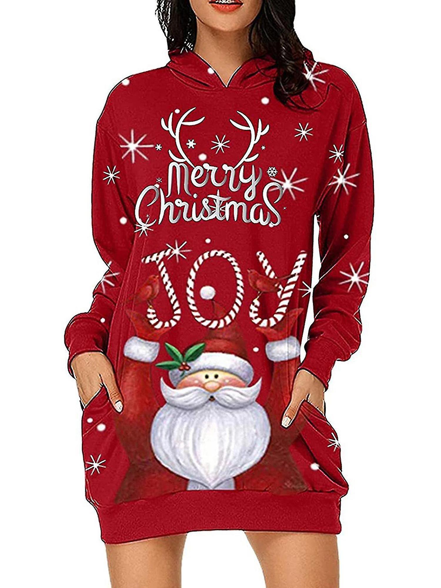 Cht-womens Christmas Santa Long Sleeve 