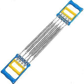 Blue Yellow Chest Expander Set, 70x11cm Arm & Shoulder Strengthening Equipment