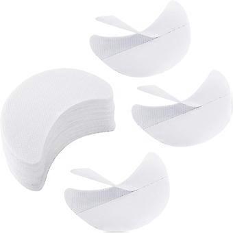 Eyeshadow Gel Pad Patches Eyeshadow Stencils For Prevent Eyelash Extensions, Tinting And Lip Makeup Residuewhite (100 Pieces)