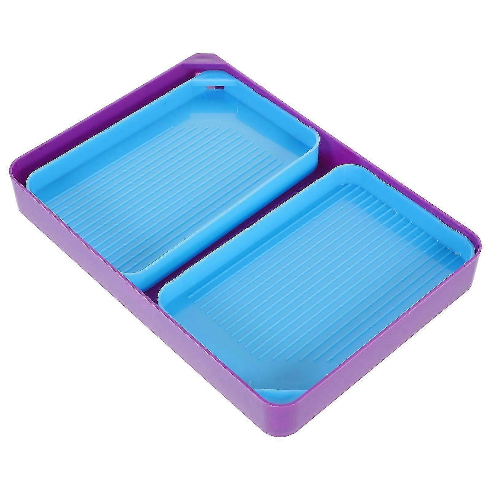 Rhinestone Bead Sorting Storage Tray Set, Plastic Diamond Board for Crafting
