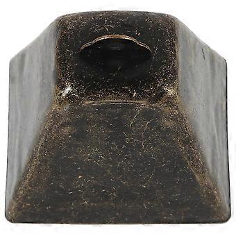 Mini Cow Bell Metal Bell compatible with Pet Collar Dark Brown Rustic Hanging Decor