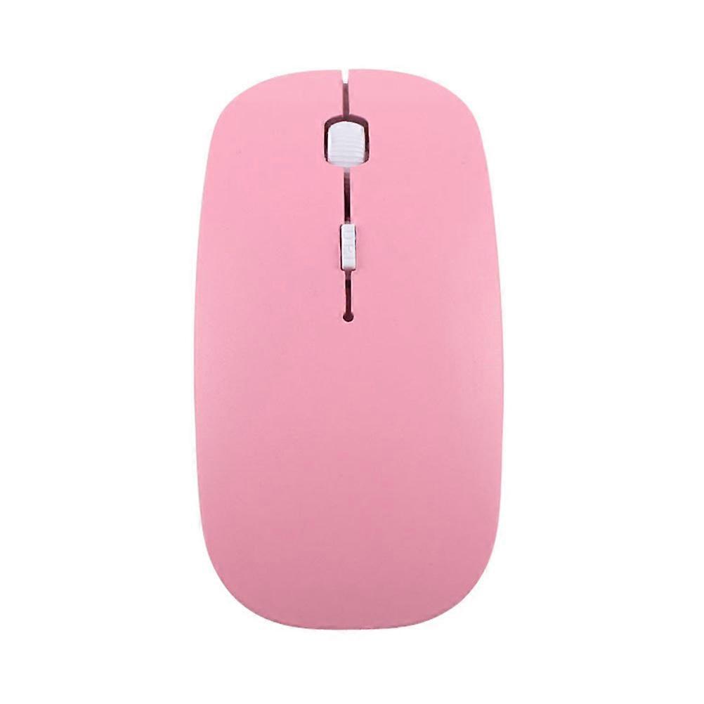 Wireless Keyboard Mouse Set for Computer Use -Thin Rose Gold