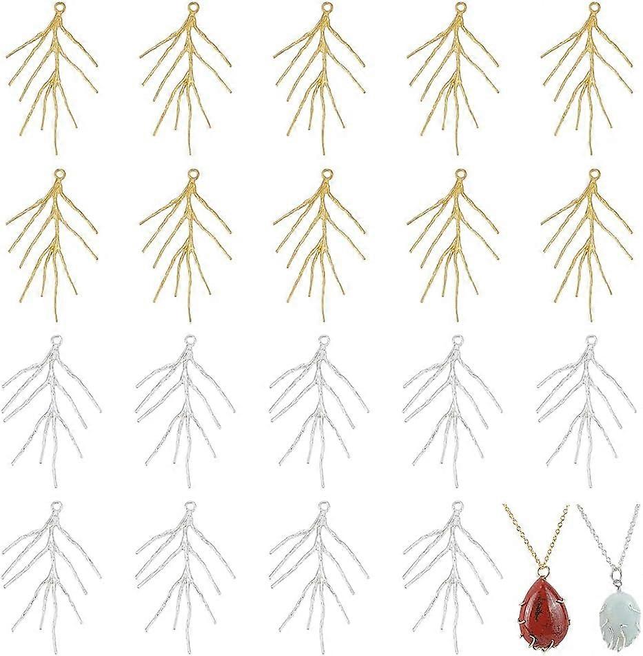 Branch Shape Prong Setting Pendants