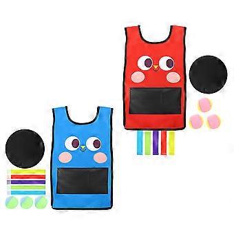 Sticky Ball Costume Outdoor Game Vest for Kids 2Sets in Assorted Color
