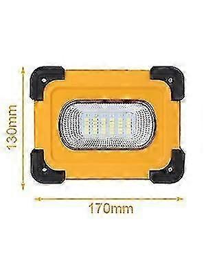 Rechargeable Led Floodlight 60w 3000 Lumens Construction Work Light