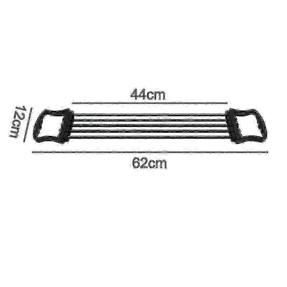 Spring Equipped Chest Expander Resistance Trainer for Upper Body Workout