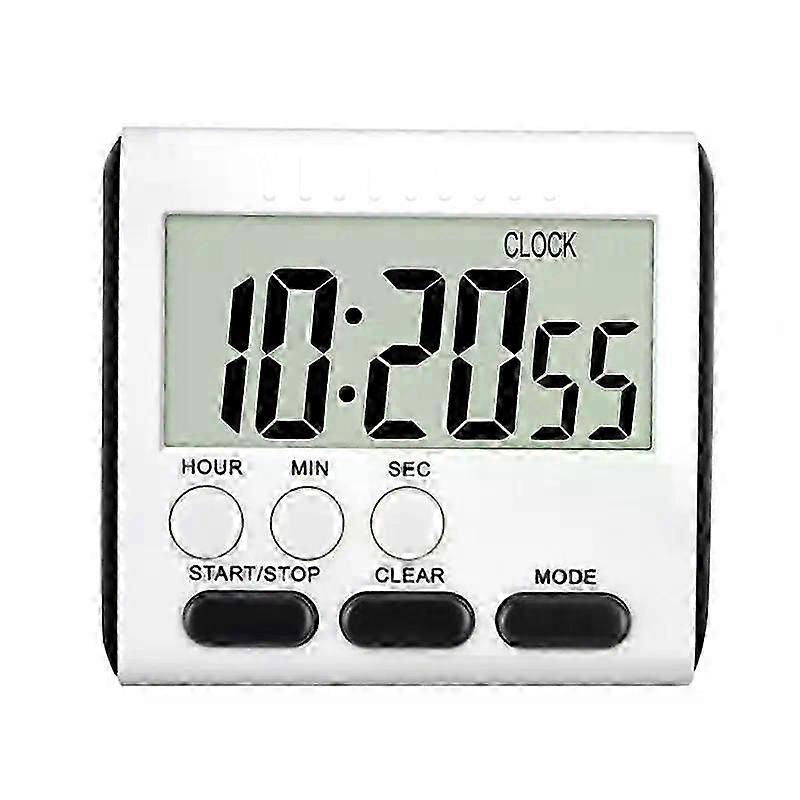Digital Display Cooking Alarm Clock Kitchen Timer Sleep Stopwatch Clock House Kitchen Accessory Countdown Timer Magnet Clock 26-27