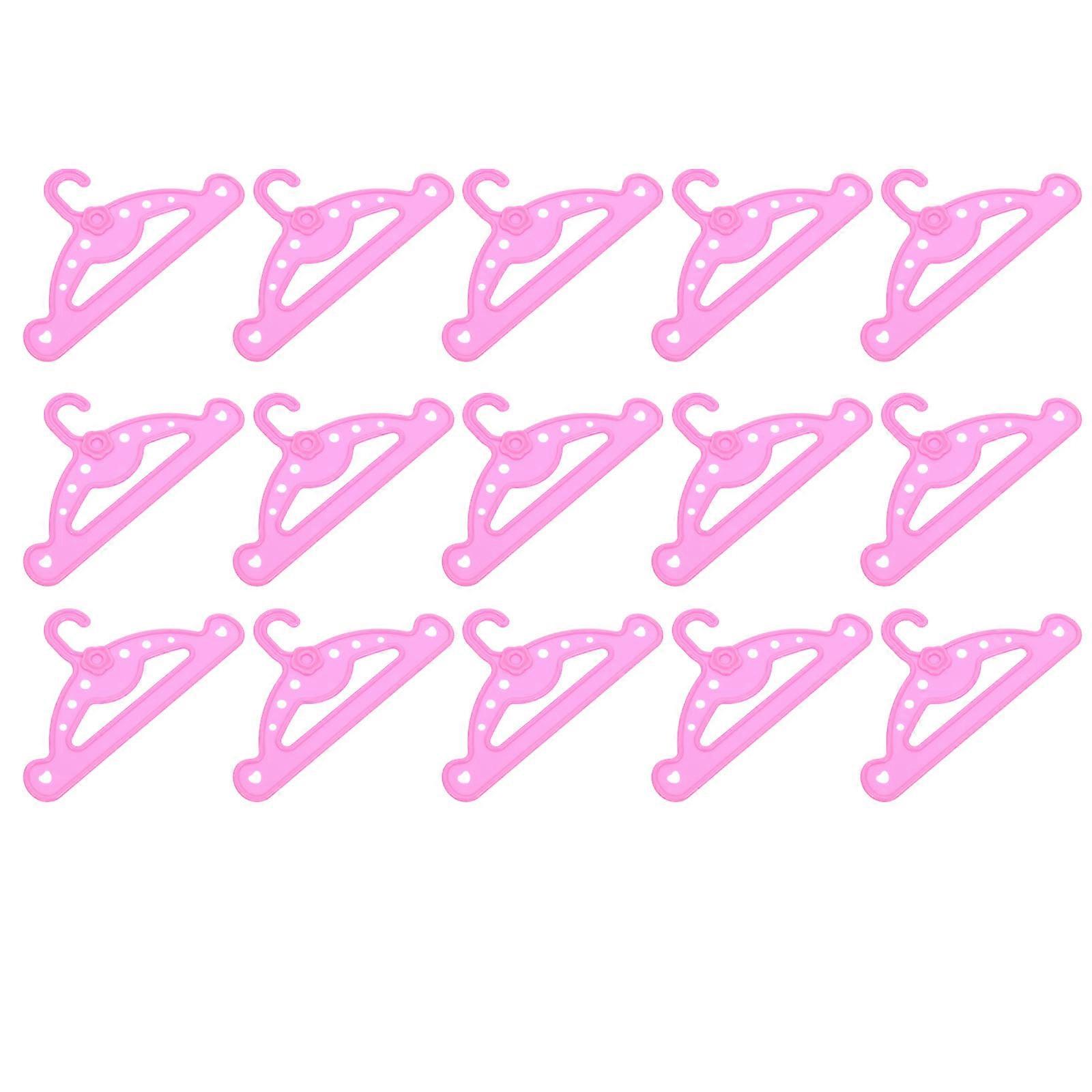 Doll Clothes Hanger Plastic Mini Rack for 30Pcs Durable Use