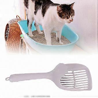 Daily Litter & Poop Scooping: Simple Cat Litter Shovel Designed with an Ergonomic Handle and Rounded Arc Edge