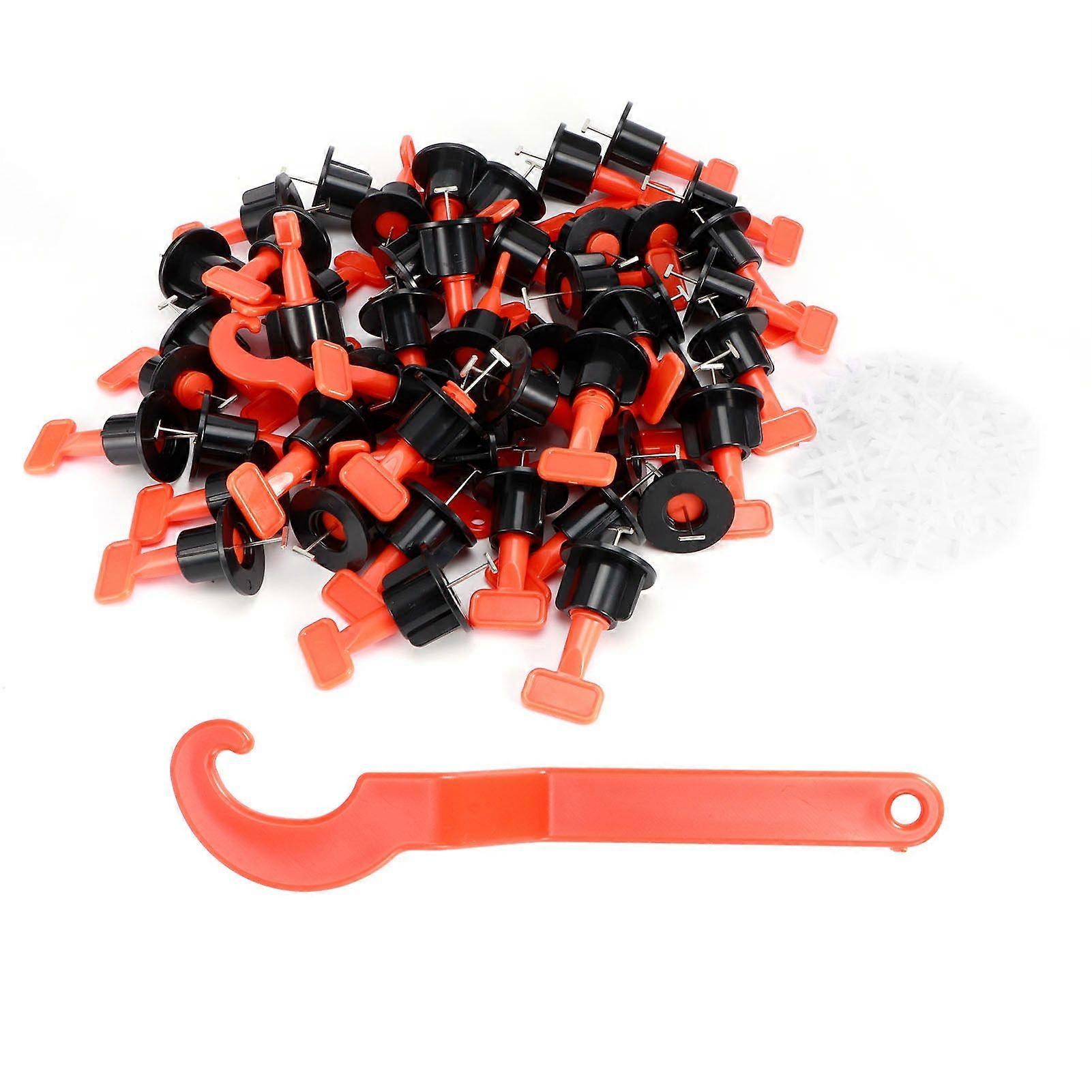 Tile Leveler Spacers Reusable Tile Leveling System Kit Installation Tool for Construction(YMCAT)