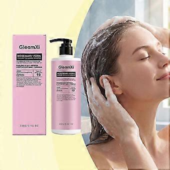 Shampoing rafraîchissant au romarin PDRN, frais et nourrissant, adapté aux cheveux fins et fragiles, formule fortifiante et nourrissante aux acides aminés