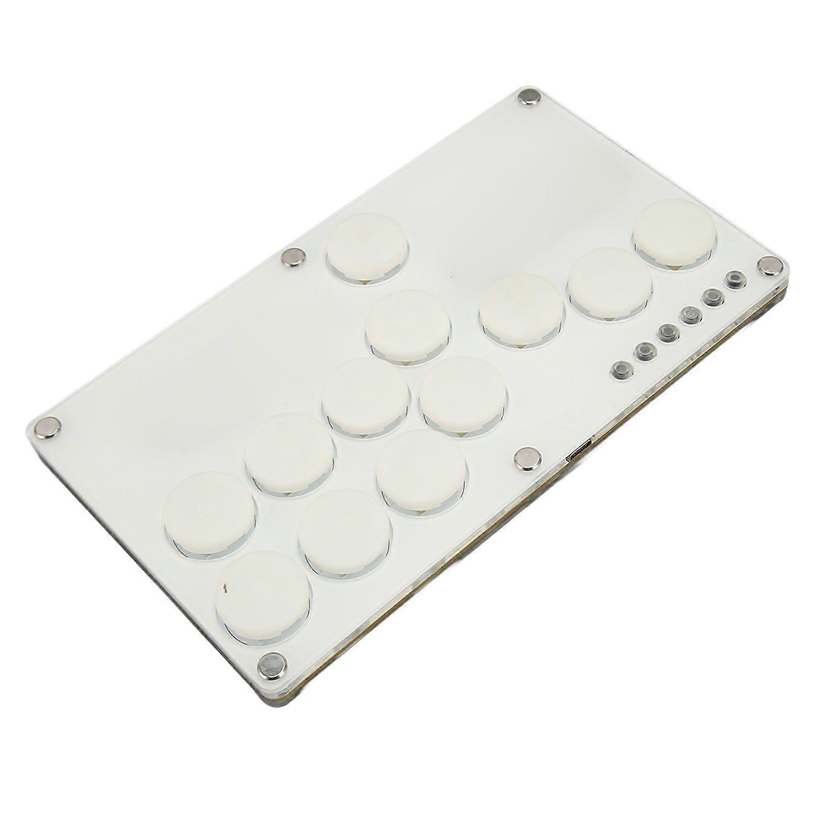 Fighting Stick Controller Hot Swap Mechanical Switch Mini Arcade Stick Controller Box for PS3 for Switch PC