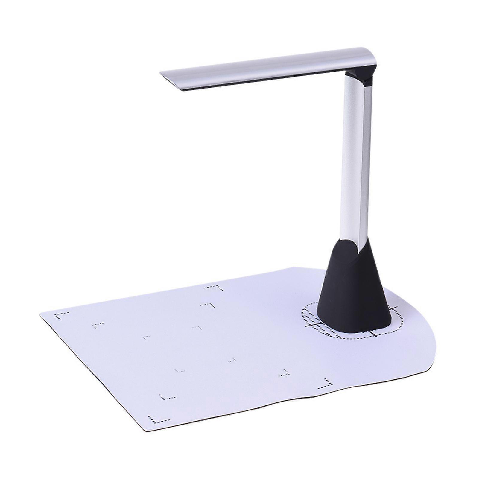 Portable High Speed USB Book Image Document Camera Scanner 5 Mega-pixel HD High-Definition Max. A4 Scanning Size with OCR Function LED Light for Class