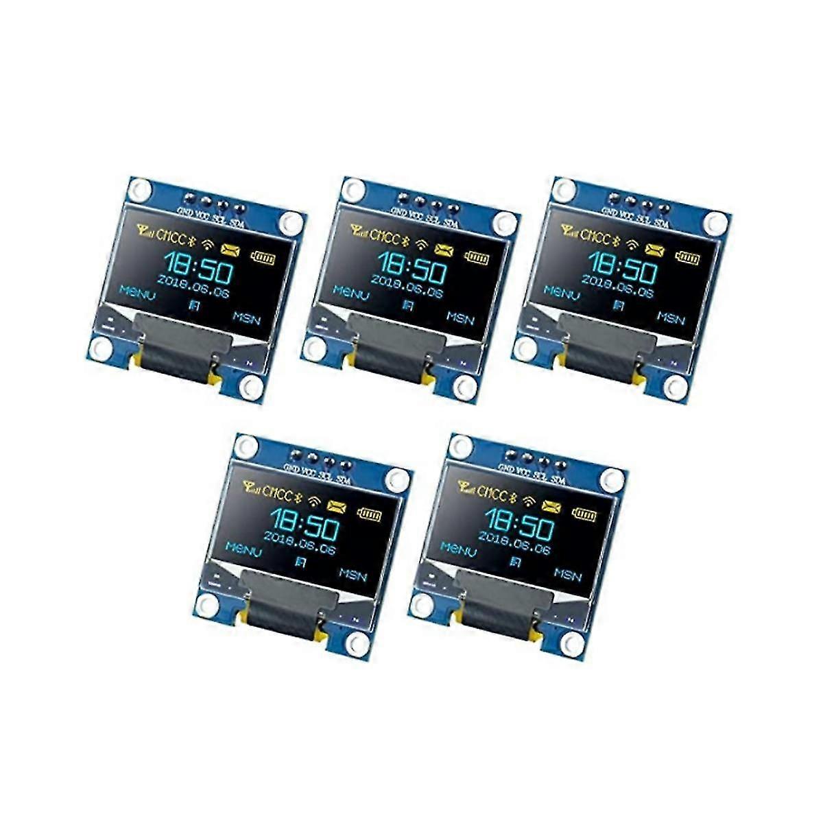 0,96 polegadas Oled Display Module 12864 128x64 Pixel Driver Iic I2c Serial Mini Self-luminous Display S