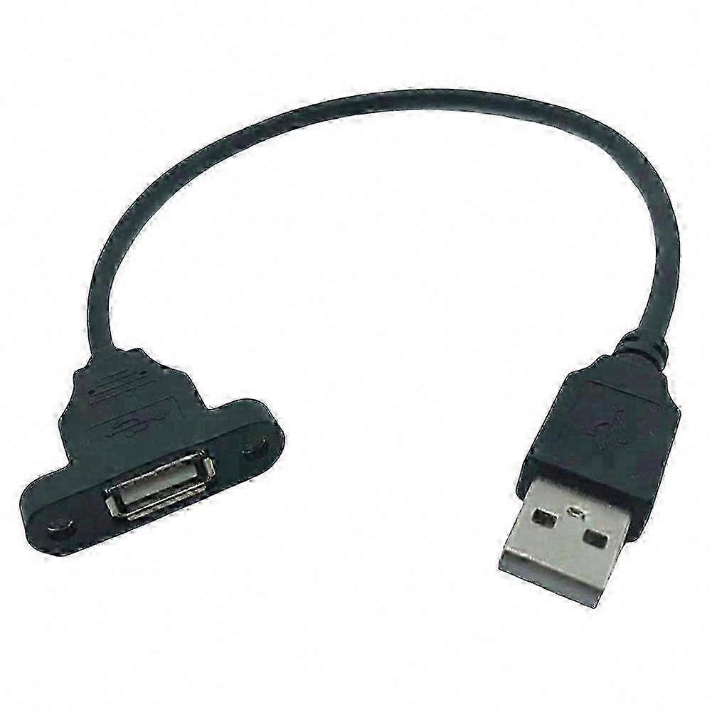 1M Black USB 2.0 Extension Cable