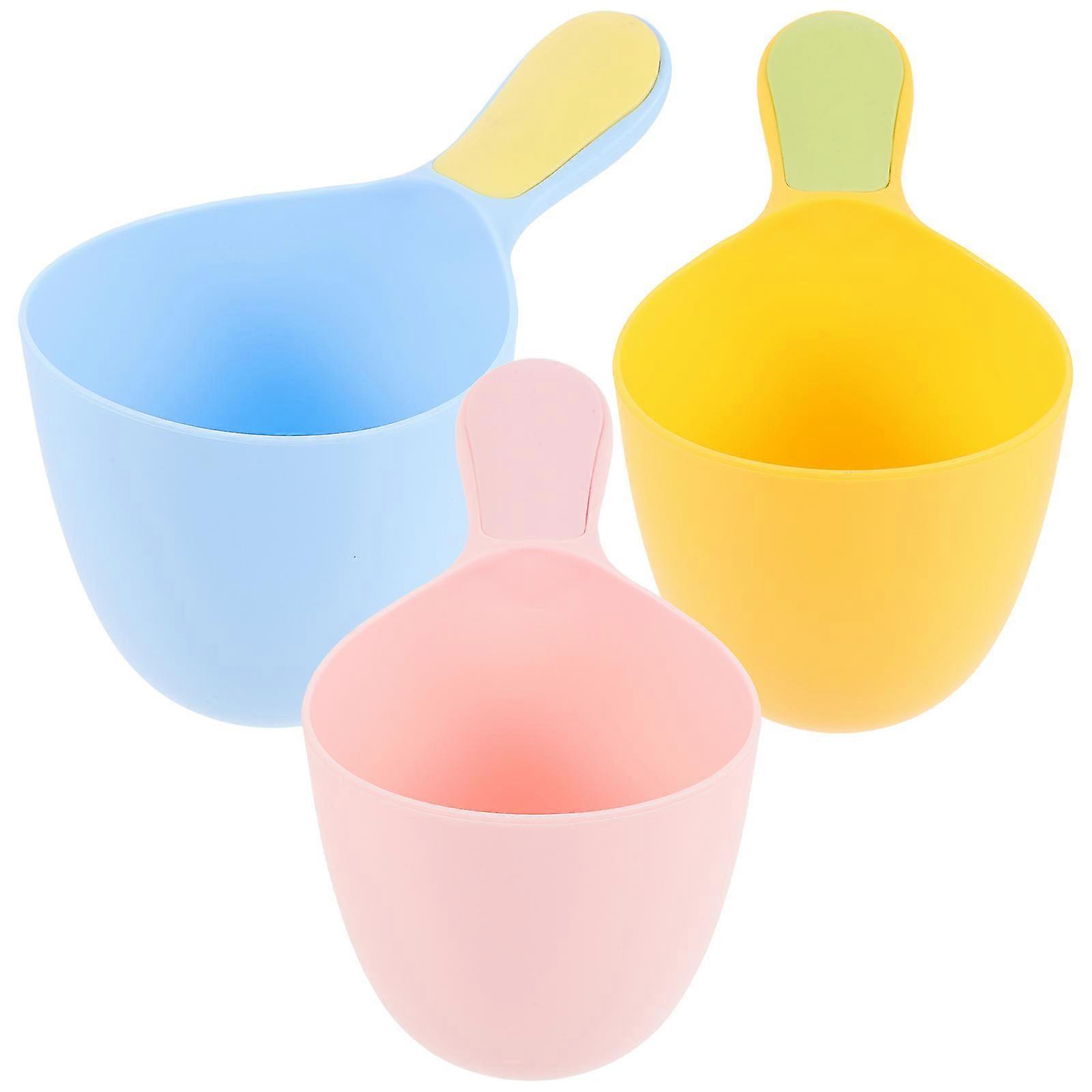 3pcs Lightweight Bath & Kitchen Ladle
