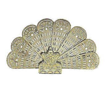 Accessori per casa delle bambole in scala 1/12 - Copertura decorativa in metallo per ventilatore da camino (AU)