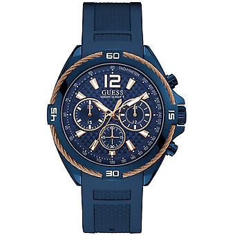 Guess emerges Quartz Analog Man watch with W1168G4 Silicone Bracelet