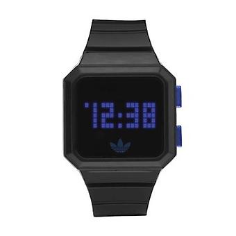 Adidas Orig led Peachtree Quarz Digital Man Uhr mit ADH4044 Gummi Armband